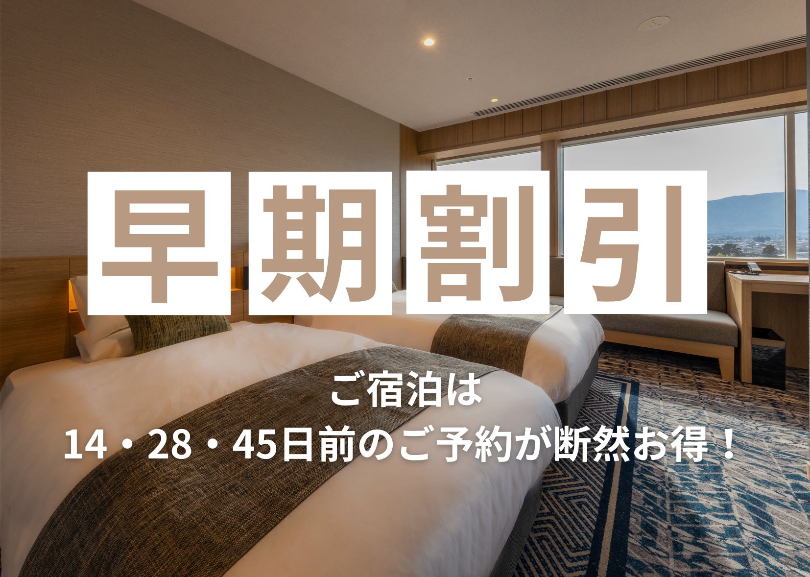 早期割引14・28・45日前プラン